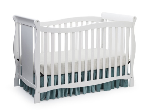 Delta Children Brookside 4-in-1 Convertible Crib, Greenguard Gold Certified, White