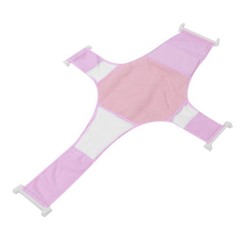 Bath Support Sling, Convenient Infant Bath Net, For Infant Bathing Baby Shower Pink