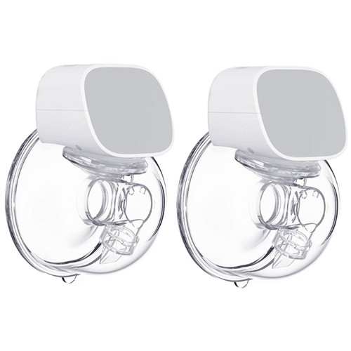 Aoteng Star Wearable Double Breast Pump Electric Breast Pumps Pain Free Strong Pump Suction -5 Modes(24mm)