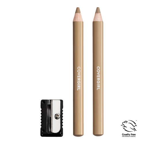 (2-pack) Covergirl Easy Breezy Brow Fill + Define Eyebrow Pencil, 815 Soft Blonde, 0.008 Oz, Eye Pencil, Brown Eyebrow Pencil, Blendable Pencil Fill And Defined Brows, Sharpener Included