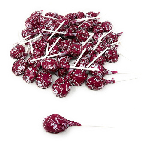 Red Raspberry Tootsie Pops Bulk Candy 50+ Count Lollipops Suckers Variety Value Pack Aprox. 2.25 Lbs (36 Oz)