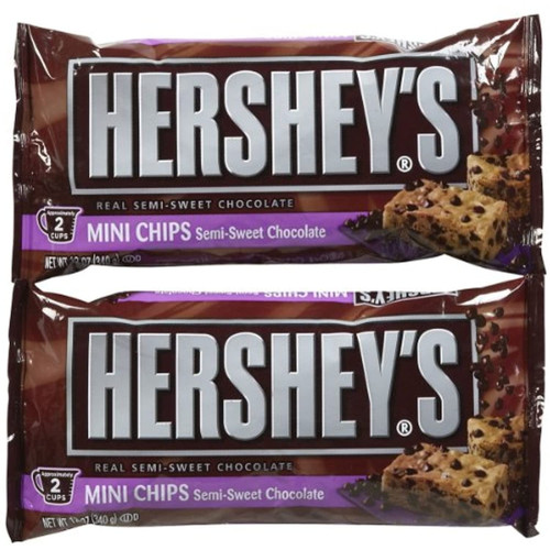Hersheys Semi-sweet Mini Baking Chips - 12 Oz - 2 Pk