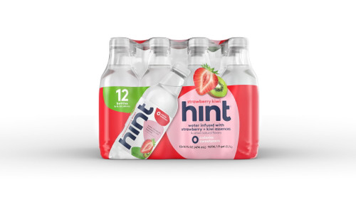 Hint Water Strawberry Kiwi (pack Of 12) 16 Ounce Bottles Pure Water Infused Strawberry Kiwi Zero Sugar Zero Calories Zero Sweeteners Zero Preservatives Zero Artificial Flavor