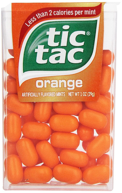 Tic Tac Orange Singles, 1 Ounce (pack Of 12)