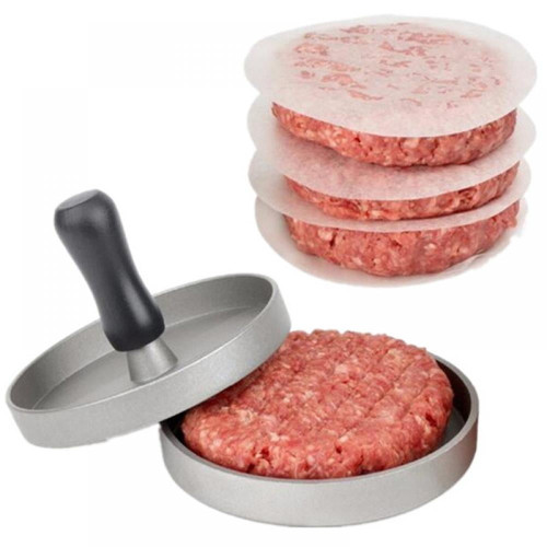 Jolly Non-stick Hamburger Press Patty Maker Mold, Sheets Meat Beef Pork Lamb Cheese Halal Nut Veg Veggie Burger Maker, For Bbq Barbecue Grill