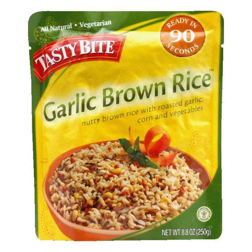 Tasty Bite Roasted Garlic Brown Rice, 8.8 Oz (pack Of 6)