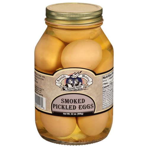 Amish Wedding Ready To Eat Usa Made Smoked Pickled Eggs 32 Oz