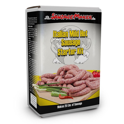 The Sausage Maker - Italian Mild-hot Sausage Making Kit With Home Pak Natural Hog Casings