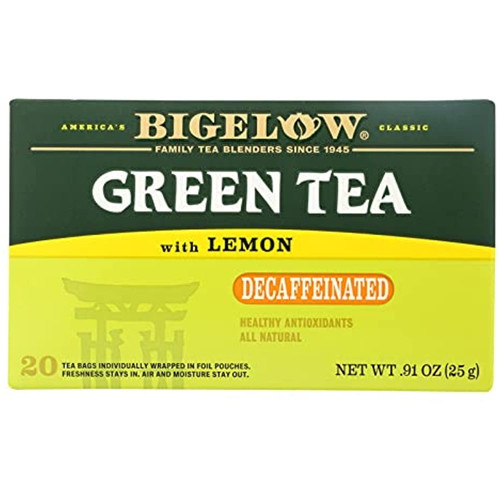 Bigelow Green Tea With Lemon Decaf 0.91 Oz(pack Of 6)