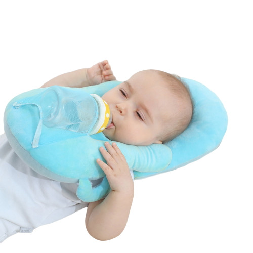 Musuos Baby Nursing Pillow Double Ears, U-shape Fixed Feeding Bottle
