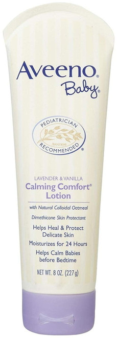 Aveeno Baby Calming Comfort Lotion, Lavender/vanilla 8 Oz
