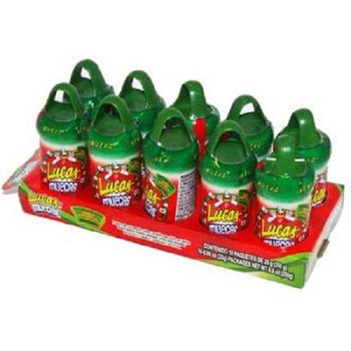 Product Of Lucas Muecas, Watermelon Lollipop, Count 10 - Sugar Candy / Grab Varieties & Flavors