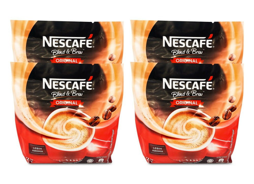 Nescafe 3 In 1 Original Blend&brew Instant Coffee 112 Sticks(4-pack)