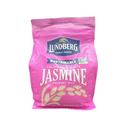 Lundberg Family Farms Sustainable California White Jasmine Rice, 4 Pounds