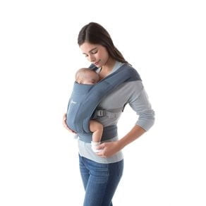 Ergobaby Embrace Baby Carrier, Infant Carrier For 7-25 Pounds, Oxford Blue