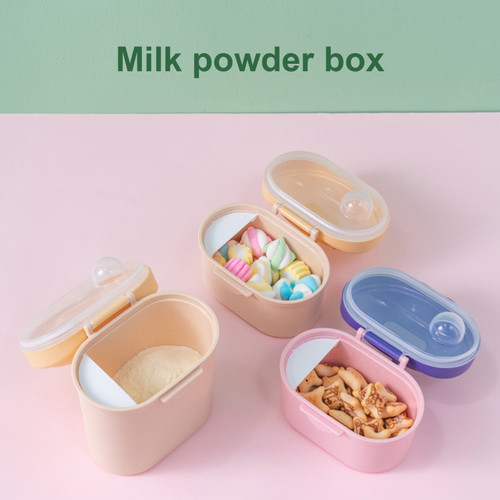 Baiwo 1 Set Milk Powder Box Cartoon Design Large Capacity Bpa Free Kids Snack Fruit Food Container For Outing