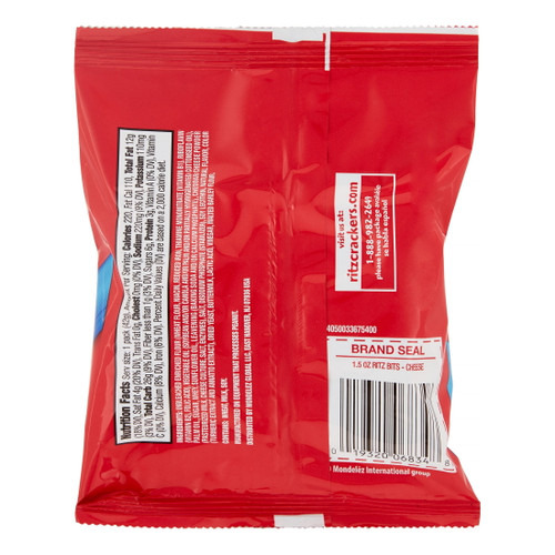 Nabisco Ritz-bits Cheese Crackers 1.5 Oz. Bags 60/ct 403935