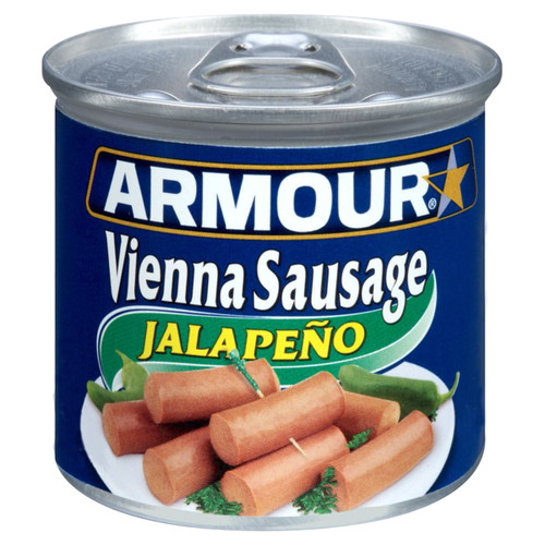 Armour Vienna Sausage, Jalapeno, 4.6 Oz Can