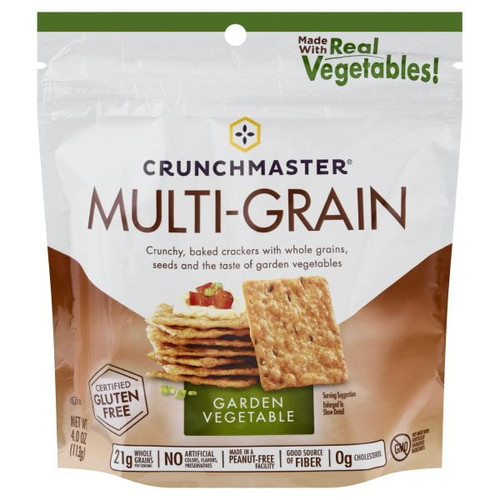 Crunchmaster - Multigrn Cracker Roasted Vegtbl - Case Of 12 - 4 Oz