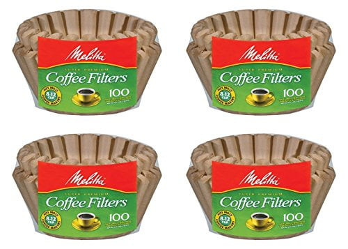 Melitta 8-12 Cup Basket Filter Paper (natural Brown, 400 Count)