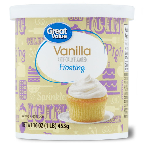 Great Value Vanilla Frosting Tub 16 Oz