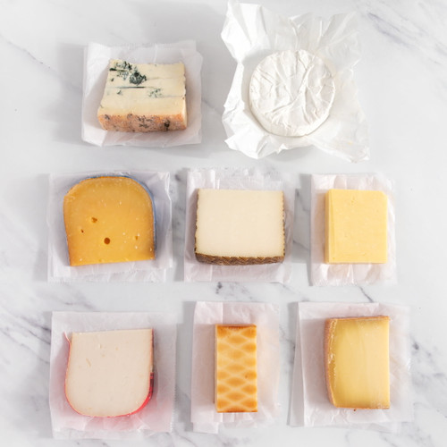 Igourmet Cheese Sampler -  Our Royal 8-cheese Assortment Contains Blue Cheese, Goat Cheese, Nutty, Smoked, Tangy, Spanish Cheese, Goat Cheese, Creamy, And Swiss