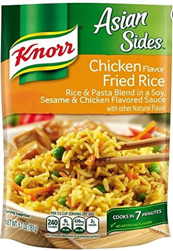 Knorr Asian Sides Rice Side Dish, Chicken Fried Rice 5.7 Oz (package Of 4)