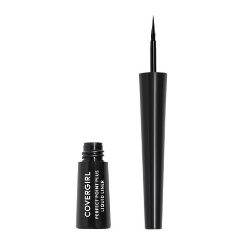Covergirl Perfect Point Plus Liquid Eyeliner, Precise Tip, Black Onyx, .08 Fl Oz, Eyeliner, Liquid Eyeliner, Long Lasting Eyeliner, Eyeliner Makeup, Mess Proof, High Pigment Longwear