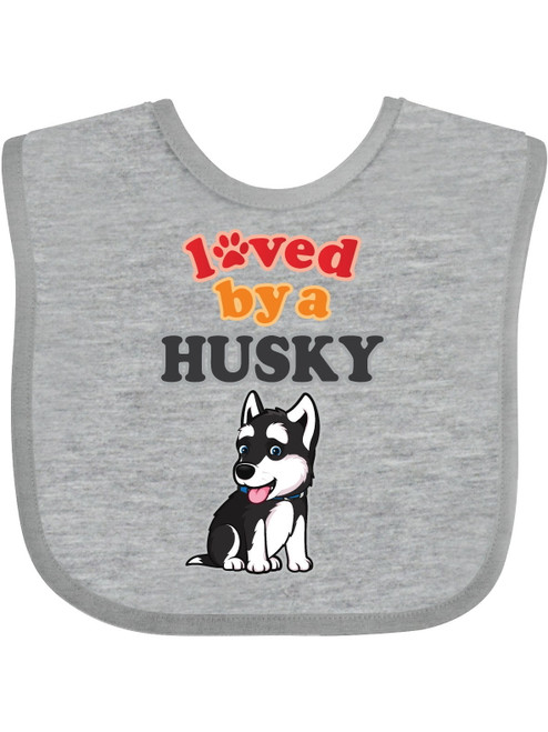 Inktastic Siberian Husky Dog Gift Puppy Gift Baby Boy Or Baby Girl Bib