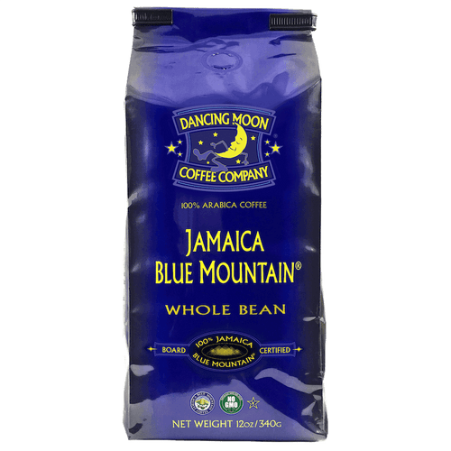Dancing Moon 100% Jamaica Blue Mountain® Whole Bean Coffee - 12 Oz Bag