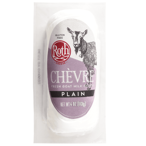 Roth Chevre Plain Goat Cheese 4 Oz