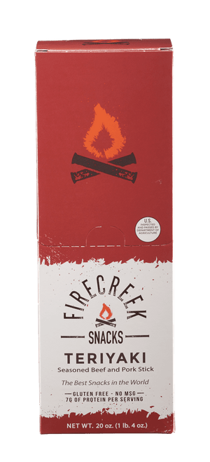 Firecreek Snacks Teriyaki 1oz Snack Stix - 20ct