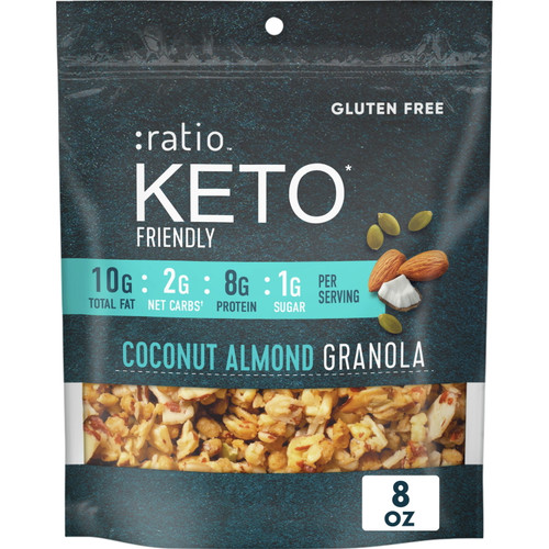 :ratio Keto Granola Coconut Almond 8 Oz. Pouch