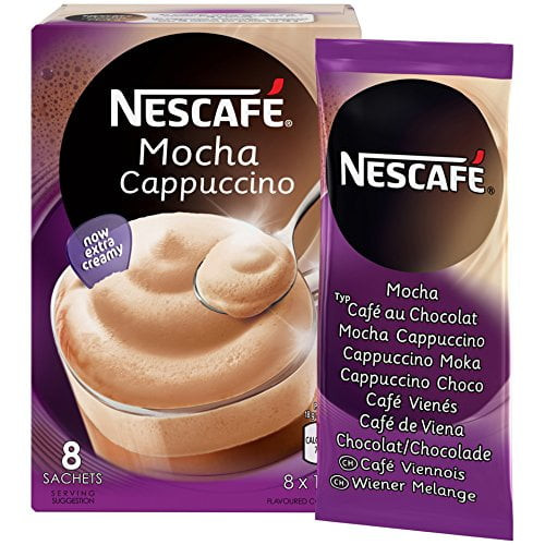 Nescafé Gold Mocha, Instant Coffee Mix Sachets, 8x18g (8 Cups) {imported From Canada}