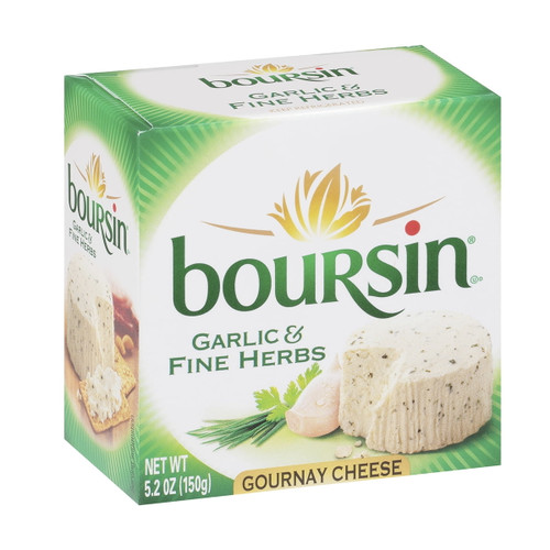 Boursin Garlic & Fine Herbs Spreadable Cheese Puck 5.2oz