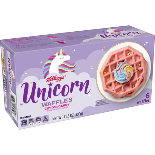 Kellogg's Frozen Waffles, Cotton Candy, 11.6 Oz, Frozen