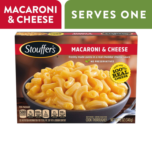 Stouffer's Macaroni And Cheese Pasta Meal, 12 Oz (frozen)