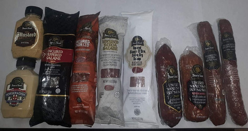 Boars Head Charcuterie Salami Sampler Includes 8 Types Of Salami & 2 Sauces