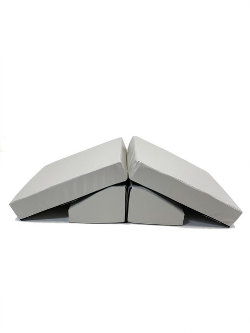 Foamnasium Blocksy Mini, Gull Gray Vinyl Baby Gym & Playmat, Made In The Usa