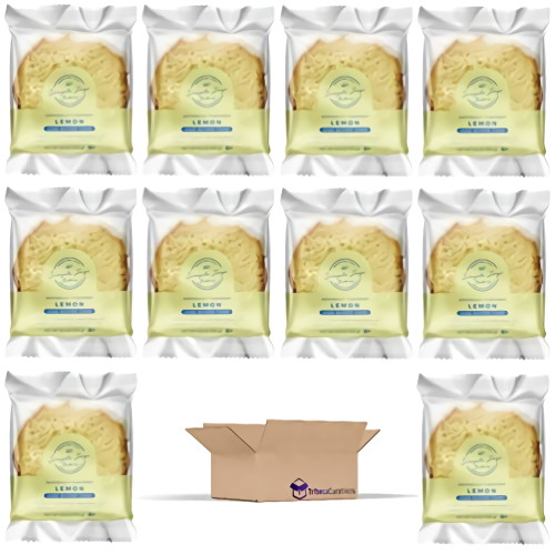 Sliced Iced Lemon Cake Individually Wrapped By Simple Joys | 10 Pack