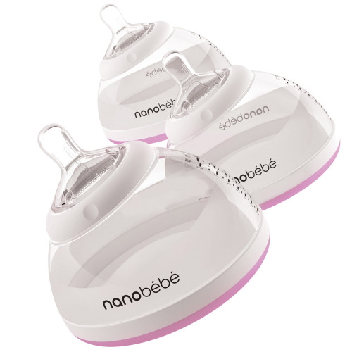 Nanobebe Pink Transition Bottle