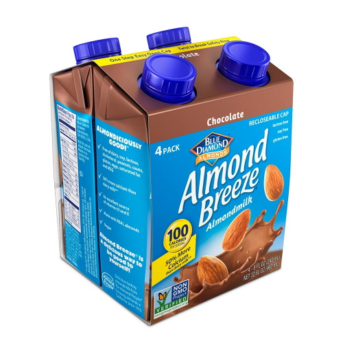 Almond Breeze Almond Milk, Chocolate 8 Fl Oz, 4 Count