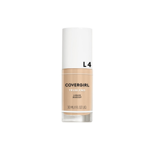 Covergirl Trublend Oil-free Liquid Foundation, L-4 Classic Beige, 1 Oz, Lightweight, Dewy Finish, Hydrating Foundation, Moisturizing Foundation, Cruelty-free Foundation, Blends Seamlessly