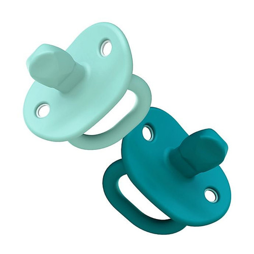 Boon Jewl Orthodontic Silicone Paci/newborn/2pk-bl