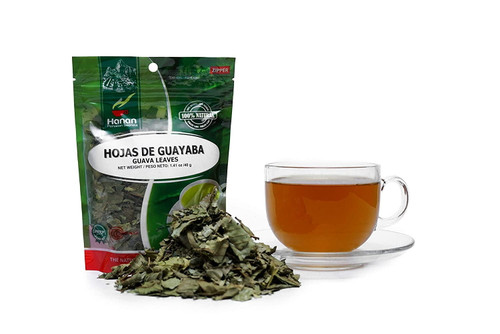 Hanan Peruvian Secrets Hojas De Guayaba Herbal Tea | 100% Natural Guava Leaves | 1.41oz / 40g Loose Leaf Bag | Naturally Supports Normal Blood Sugar Levels And Occasional Stomach Discomfort- 1 Pack