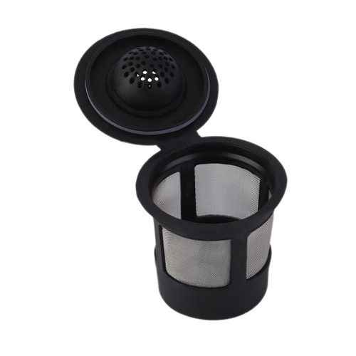 3 Pcs Reusable Refillable Single K-cups Coffee Filter With Coffee Spoon
