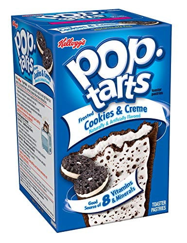 Pop-tarts Breakfast&nbsp;toaster Pastries, Frosted Cookies And Creme&nbsp;flavored, 14.1 Oz (8 Count)