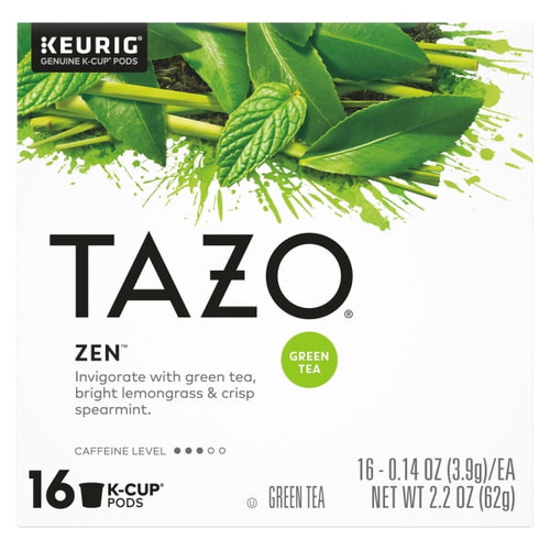 Tazo Zen Green Tea K-cup® Pods 16 Count Box