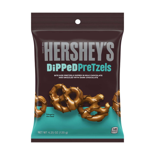Hershey's Milk Chocolate Dipped Pretzels, 4.25 Oz