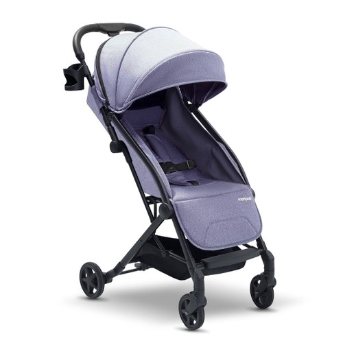 Mompush Lithe Lightweight Stroller With Xl Canopy, Easy To Fold, Lavender, Unisex